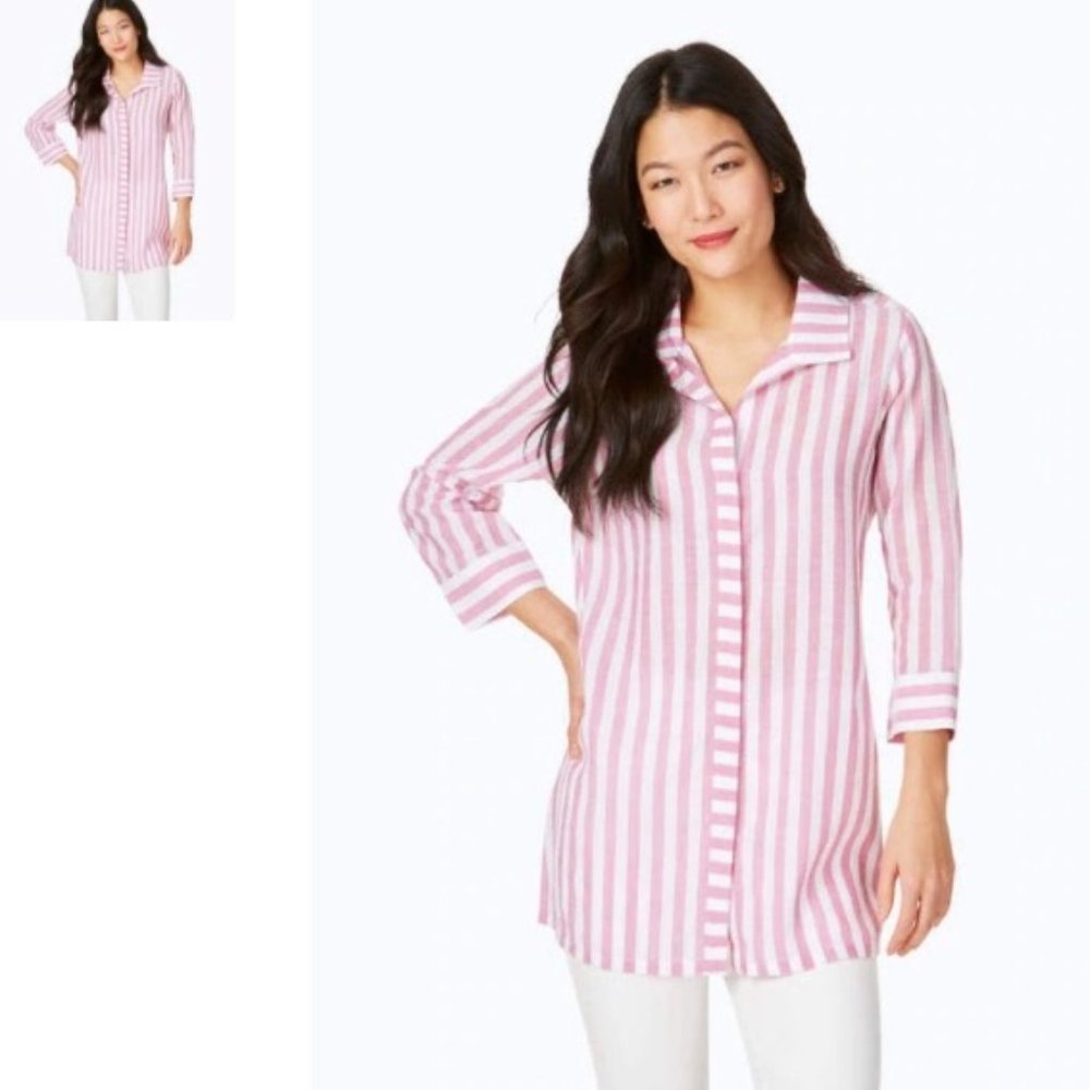 FOXCROFT NYC Skye Stripe Tunic